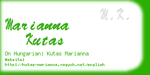 marianna kutas business card